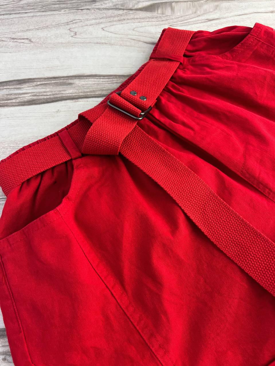 Шорти жіночі A-N 5701 мом на резинці з ременем короткі M 80 см 105 см Червоний - фото 3 Шорти жіночі A-N 5701 мом на резинці з ременем короткі M 80 см 105 см Червоний - фото 3