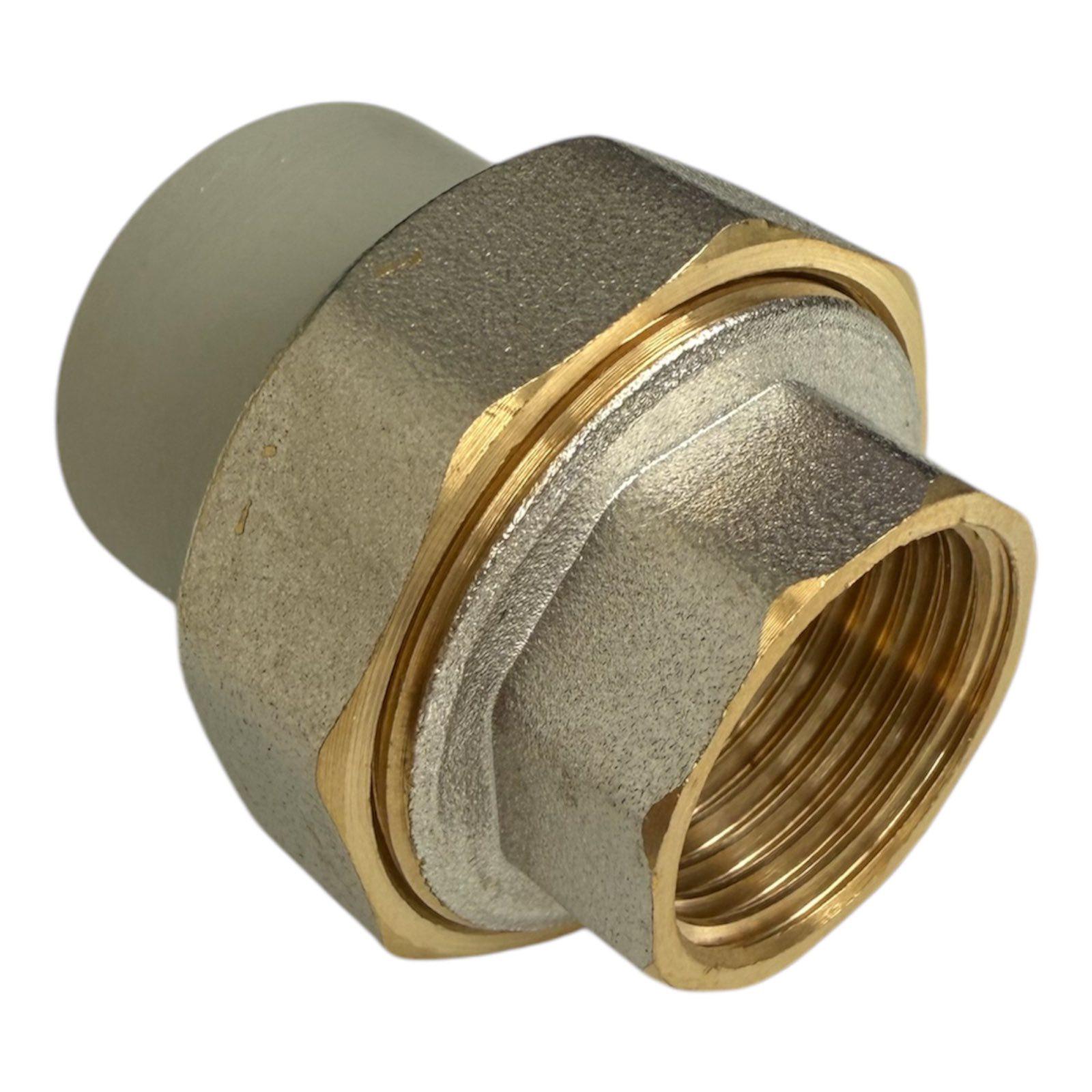 Фитинг американка PPR 20х1/2" внутренняя (00-00005316) Фитинг американка PPR 20х1/2" внутренняя (00-00005316)