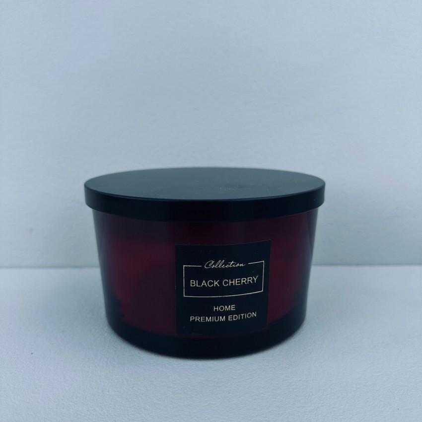 Аромасвеча Home Premium Edition BLACK CHERRY 13,5х8 см (60745703/79672)