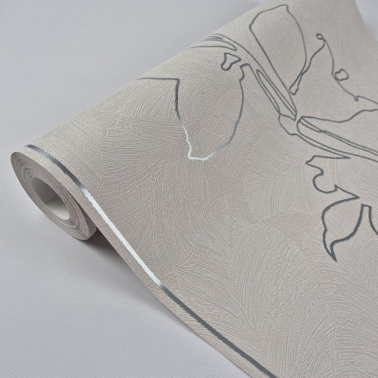 Шпалери вінілові Marburg на флізеліні 0,53х10,05 м 57946 Бежевий (29823978) - фото 3