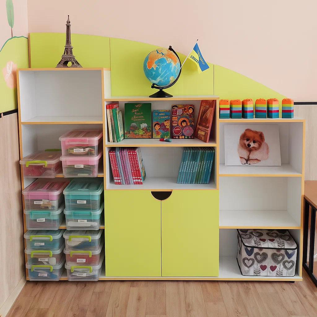 Детская стенка для игрушек Анюта Water Green