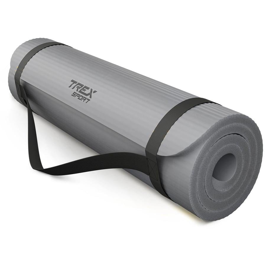 Коврик для йоги Trex Sport TX-029NGM NBR 2х190х80 см Серый (5360)