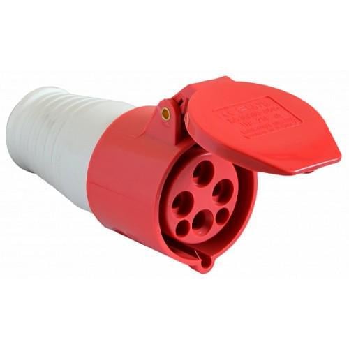 Розетка переносная АСКО-УКРЕМ 214 3Р+ РЕ 16А 380-415В IP44 (00000000787)