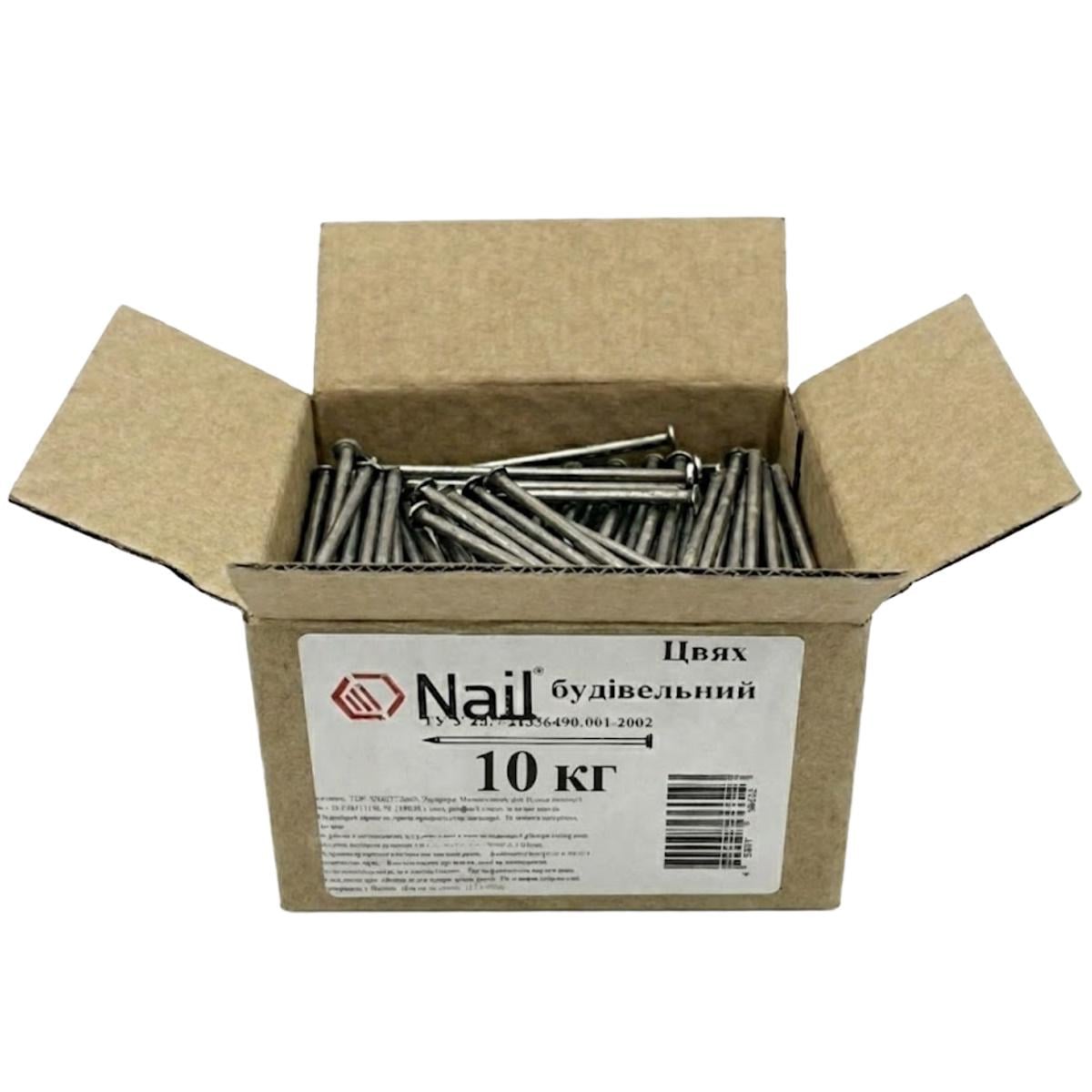 Гвозди строительные Nail 7,0х250 DIN 1151 бп упаковка 10 кг нефас 10 кг (405096)