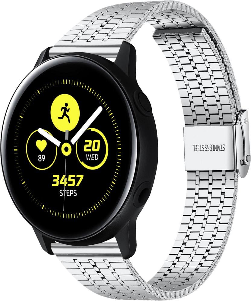 Браслет металлический Counic для Galaxy Watch Active Silver (34033-59) Браслет металлический Counic для Galaxy Watch Active Silver (34033-59)