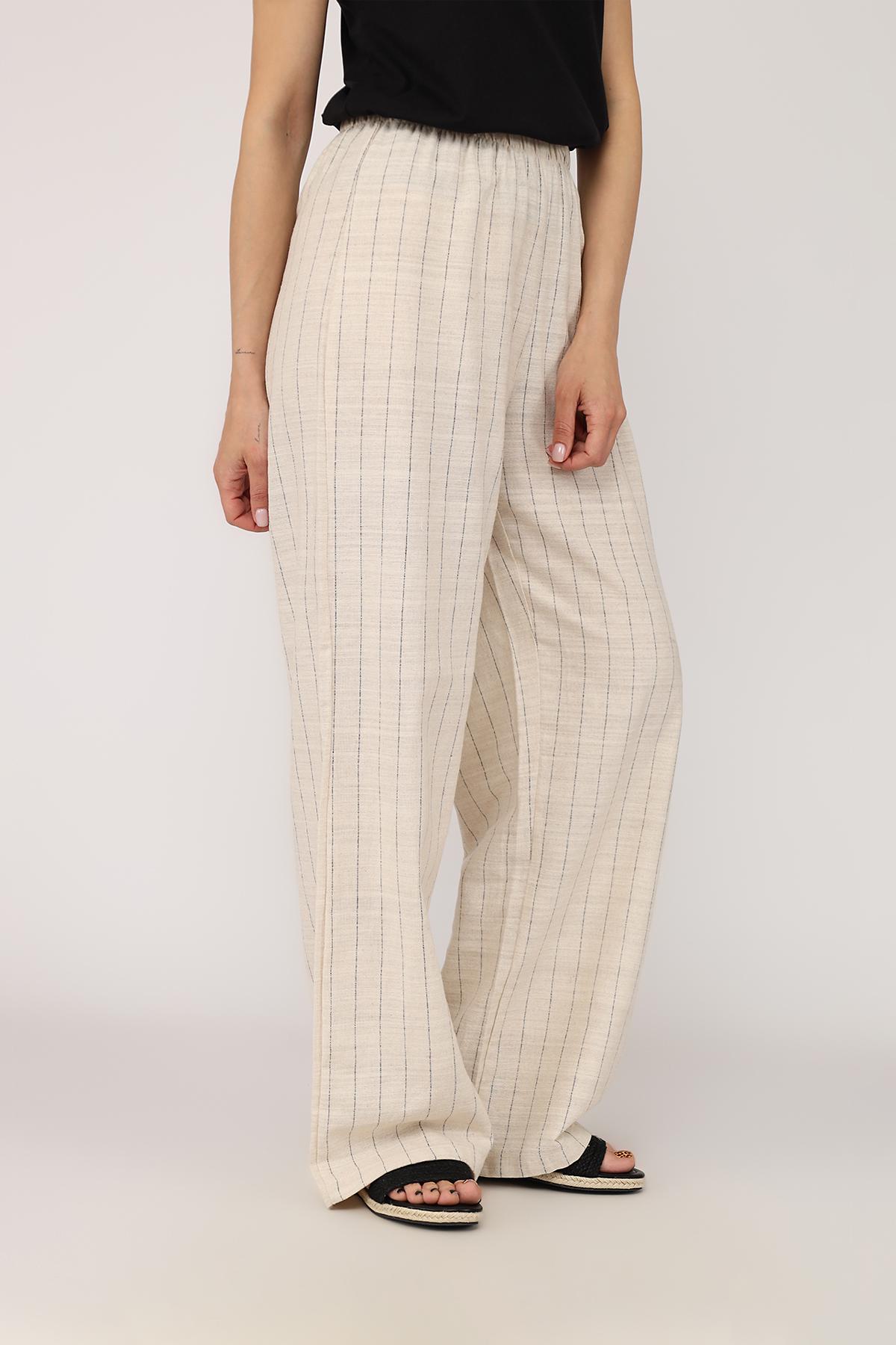 Брюки женские ЦБ-00275377 р. 48 Бежевый (SKT001061074)