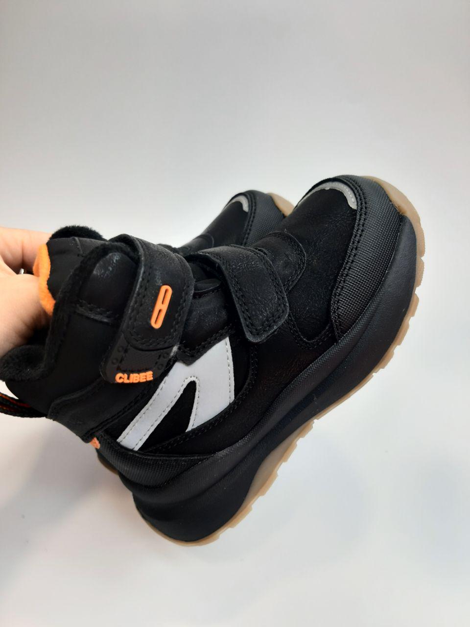 Черевики зимові Clibee для хлопчика р. 32 21,1 см Чорний (607 bl-orange) - фото 3