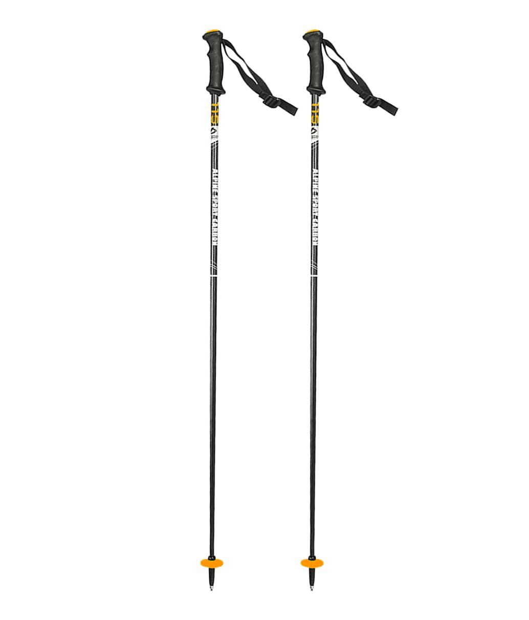 Палки горнолыжные Birki Alpine Sport Carbon 16 мм 115 Yellow/Black (XXARAC166-yellow-115) - фото 2