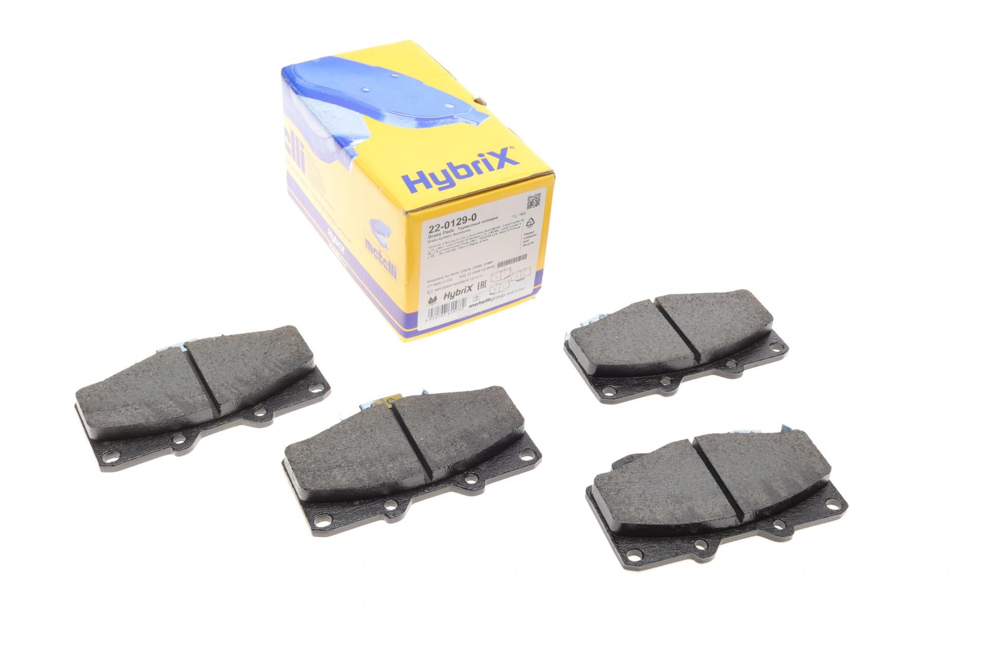 Колодки тормозные передние METELLI 22-0129-0 Toyota Land Cruiser 90-02