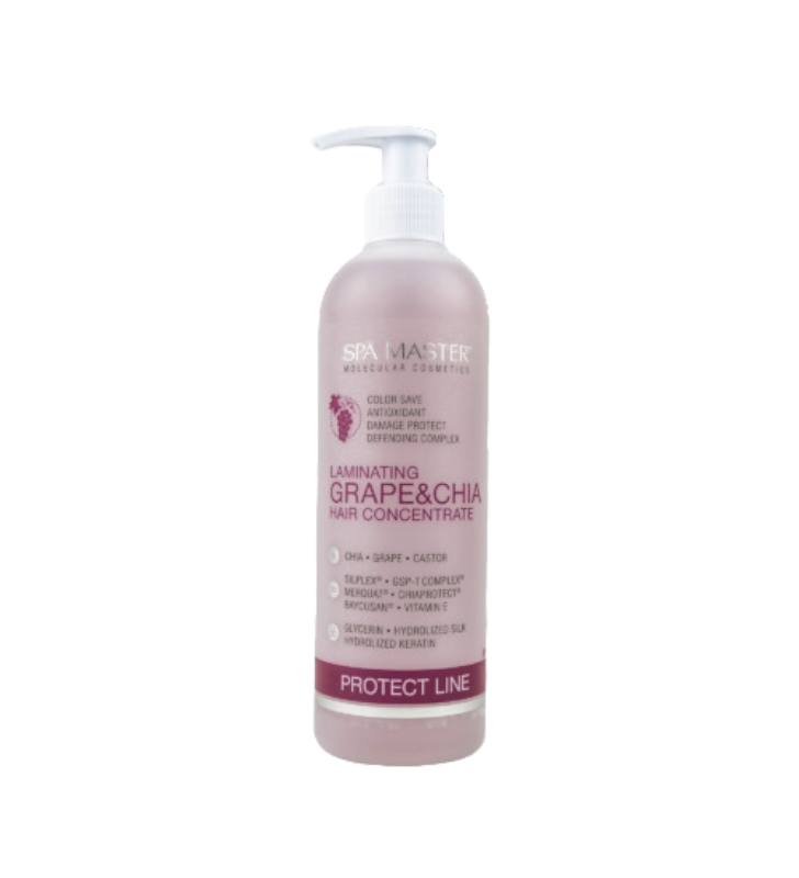 Концентрат для защиты волос ламинированный Spa Master Prof PROTECT LINE 204 SM Виноград и Чиа 330 мл