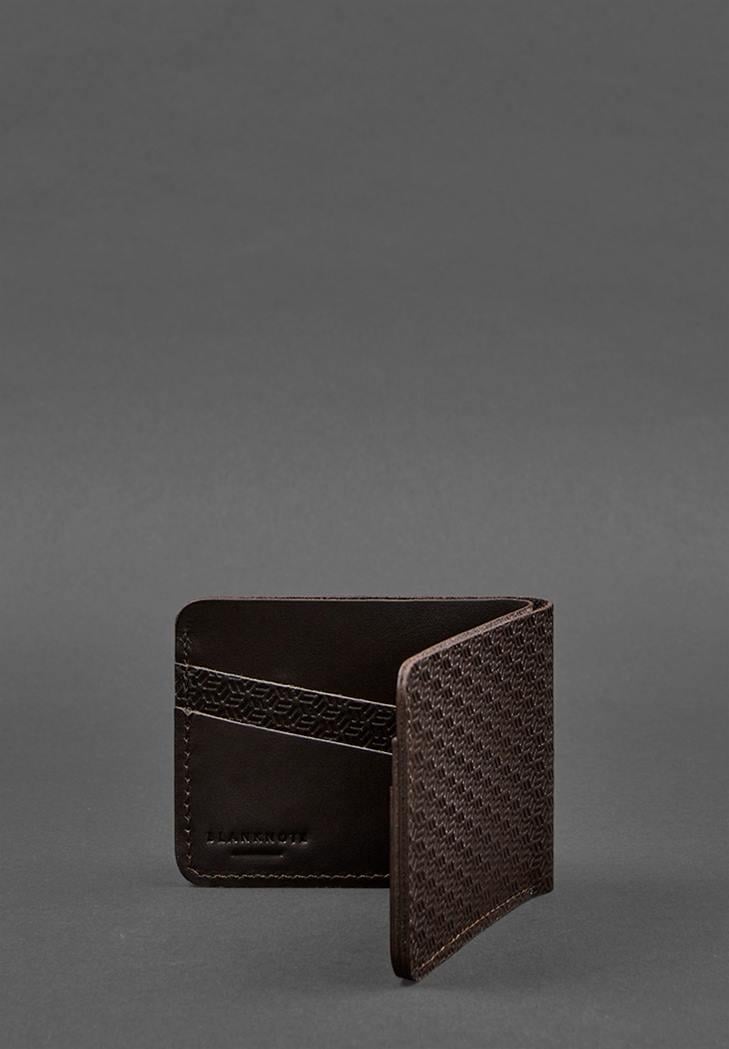 Портмоне мужское кожаное 4.1 4 кармана Карбон Коричневый (A-027339) - фото 5 Портмоне мужское кожаное 4.1 4 кармана Карбон Коричневый (A-027339) - фото 5