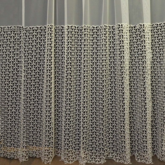 Тюль фатин IDEIA Ралан V-А1 2,8 м c вышивкой Крем (2200003971989)