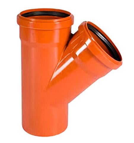 Трійник каналізаційний Armakan ПП d 160x160 мм 45° зовнішній (TR160004-Z)