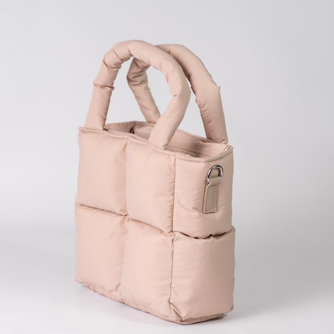 Сумка женская шопер XENIA № 15-24 Пудра - фото 2