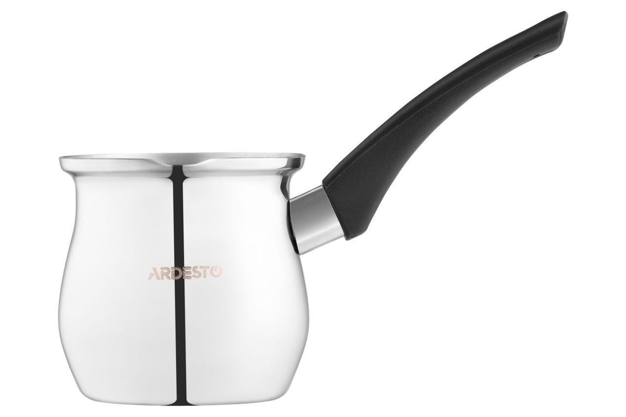 Турка Ardesto Black Mars из нержавеющей стали500 мл (AR0814SB) - фото 3 Турка Ardesto Black Mars из нержавеющей стали500 мл (AR0814SB) - фото 3