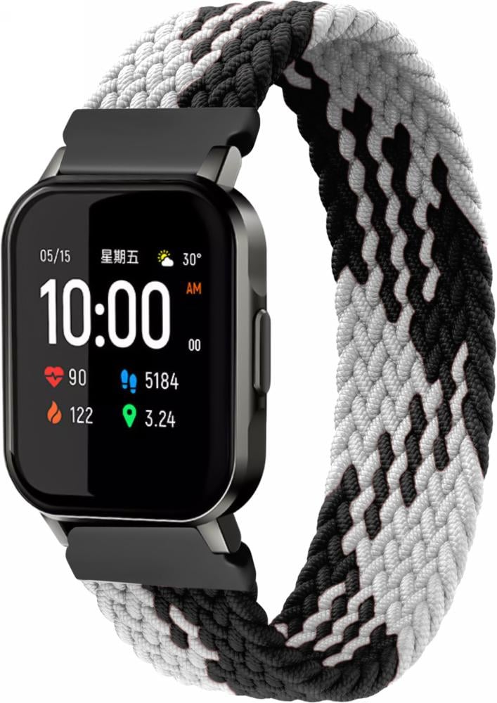 Ремешок Solo Loop Multi для Haylou Smart Watch 2 (LS02) 145 мм Black/White (26298-1E)