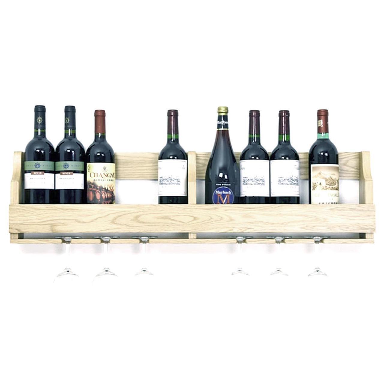 Полка для вина настенная из дерева Химедзи Бланже (ПНК-001501)