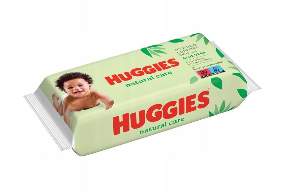 Вологі серветки Huggies Natural Care 560 шт. (2503852597)