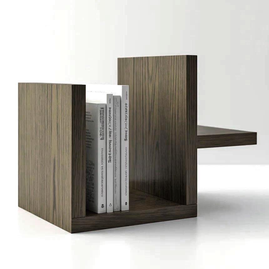 Полка книжная настольная из дерева Дорадо Палисандр (КПА-031802)