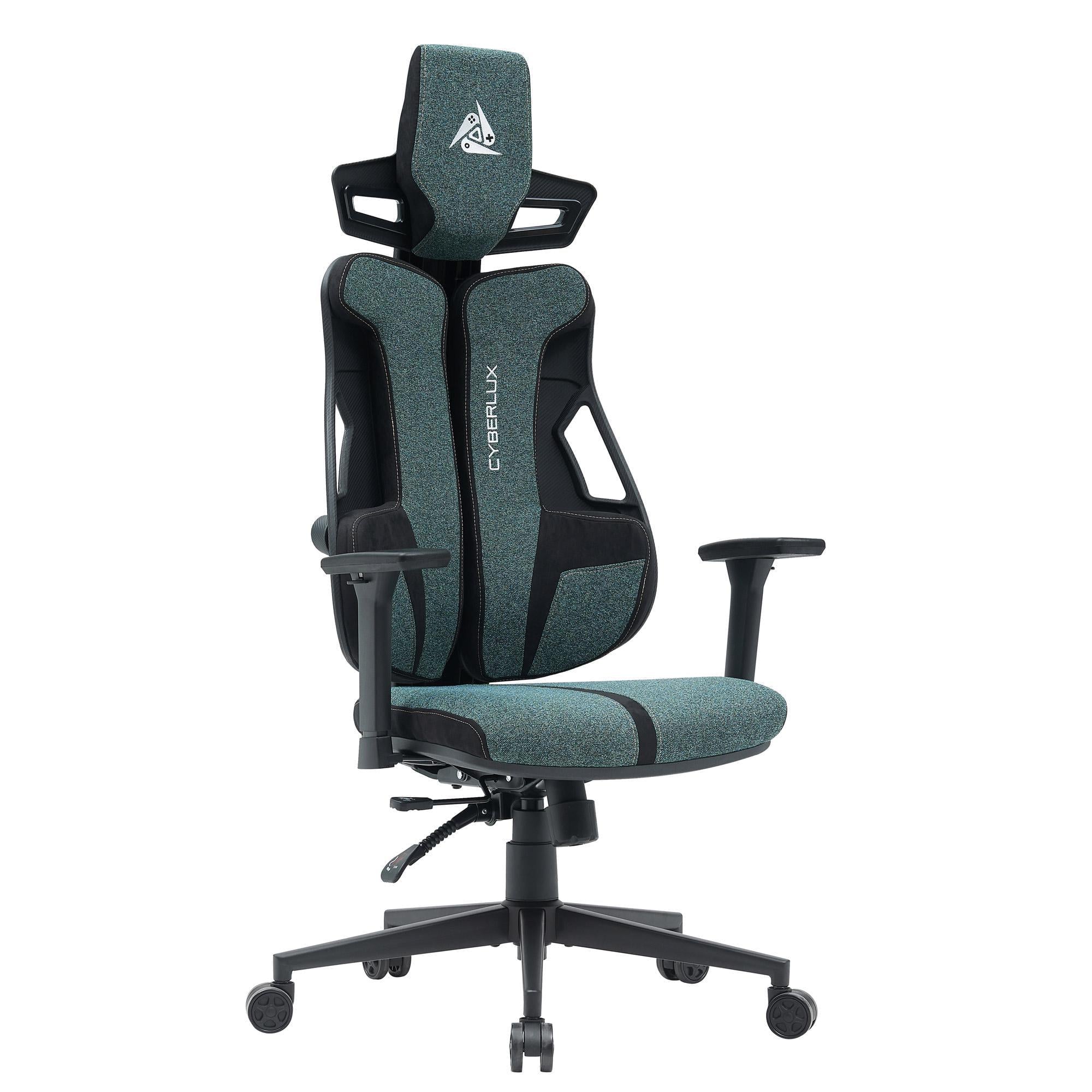 Кресло геймерское Cyberlux V8 Fabric Green (GM-V8 FZ)