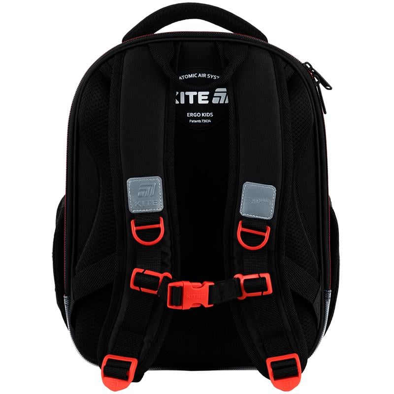 Рюкзак каркасний KITE Education HW25-555S Hot Wheels з ортопедичною спинкою (000995381) - фото 7 Рюкзак каркасний KITE Education HW25-555S Hot Wheels з ортопедичною спинкою (000995381) - фото 7