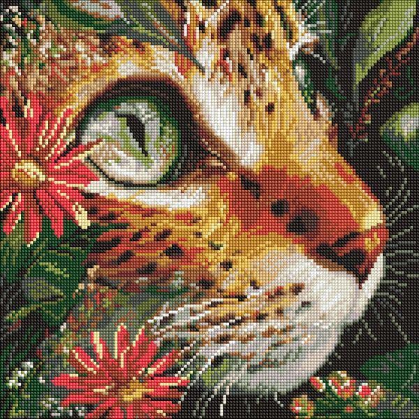 Алмазная мозаика Ideyka Бездонные глаза 40x40 см (Id-AMO8325)