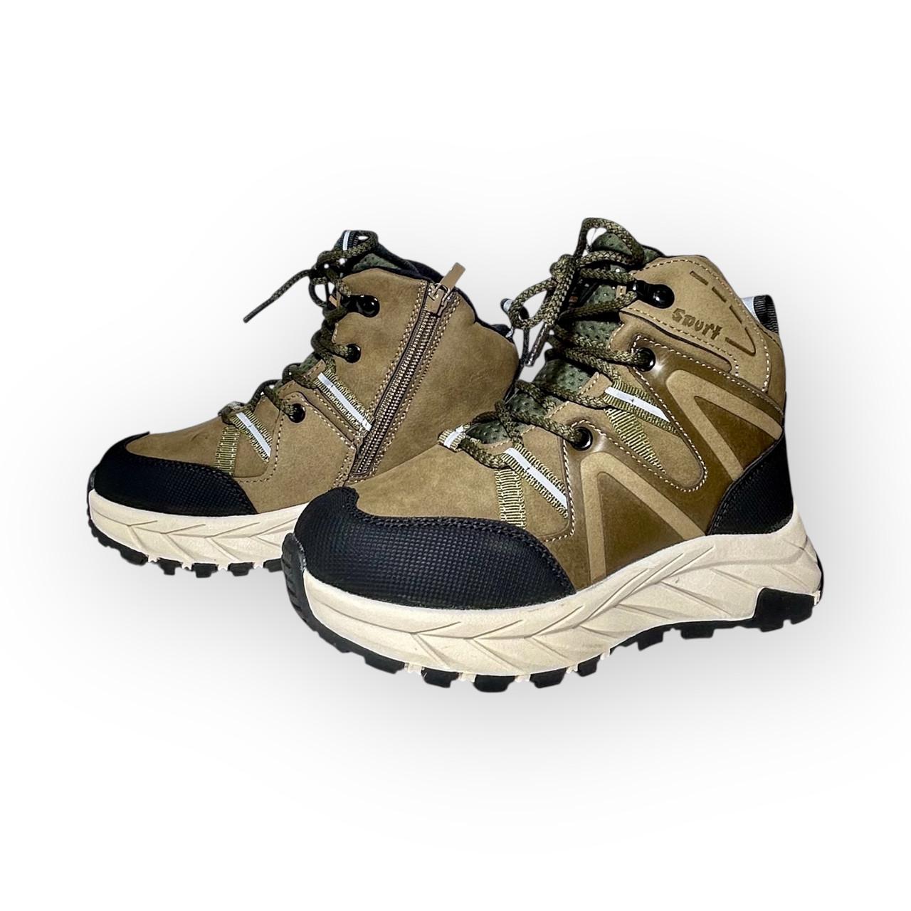 Черевики дитячі зимові Clibee для хлопчика р. 37/23,5 см Хакі (ТС-9) - фото 6