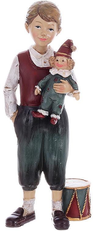 Декоративная фигурка мальчик с клоуном 21 см