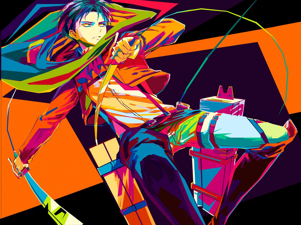 Алмазна мозаїка Santi Аніме захисник на підрамнику 30х40 см (954305)