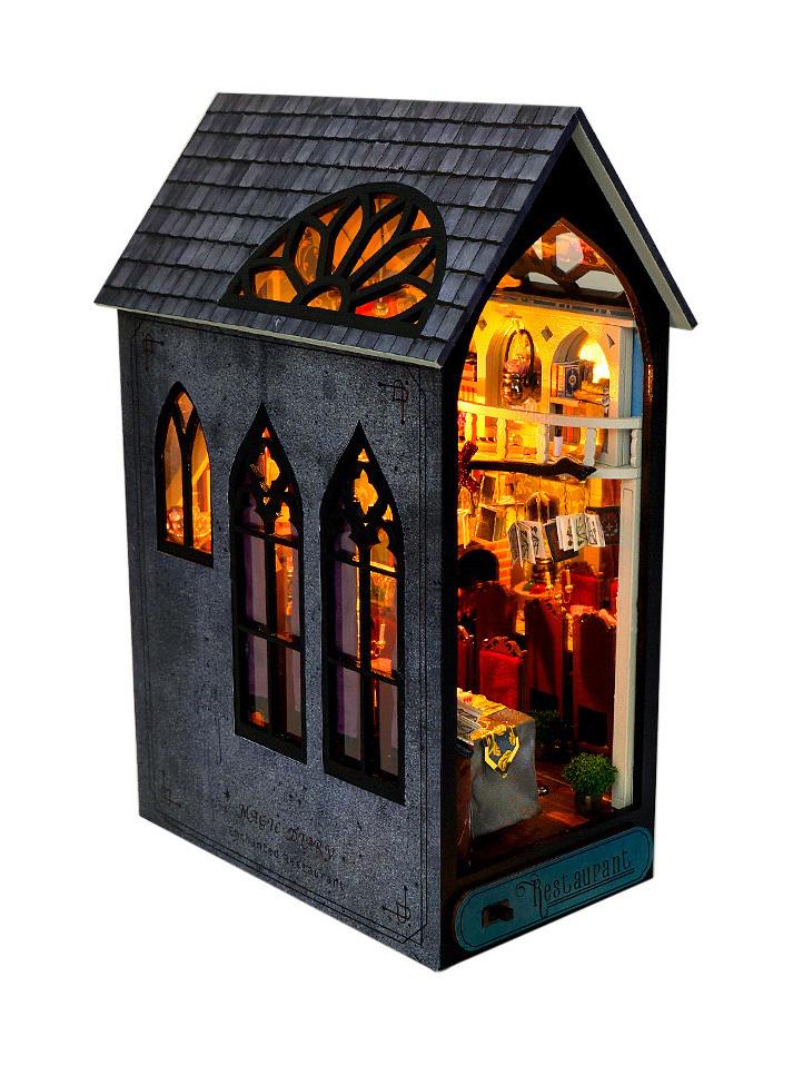 Конструктор интерьерный Готический Вампирский Ресторан Vampire’s Restaurant DIY Book Nook Kit TC-22 (1150)