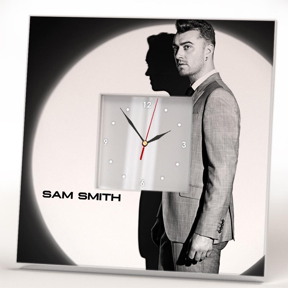 Годинник настінний Співак Sam Smith 260x260 мм (C04371)