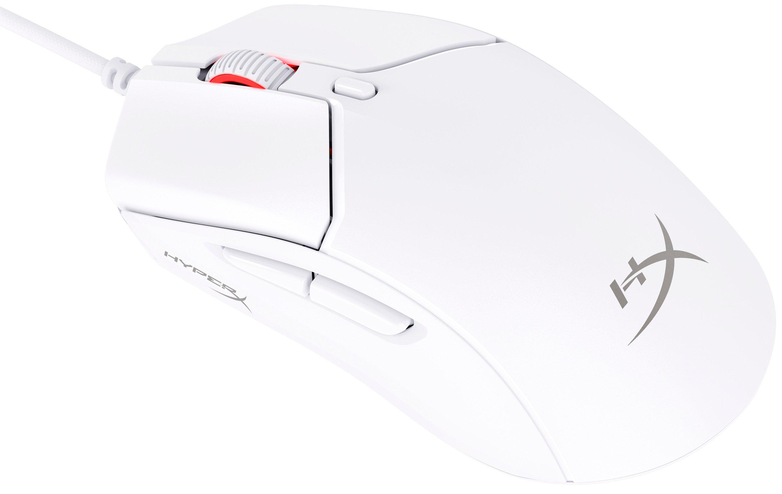 Мишка геймерська провідна HyperX Pulsefire Haste 2 RGB-підсвічування 26000 dpi кабель 1,8 м Білий (627020) - фото 3