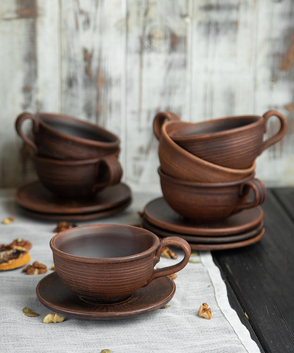 Набор чашек для кофе с блюдцами ручная работа 200 мл 12 пр. (1370-1372-6) Набор чашек для кофе с блюдцами ручная работа 200 мл 12 пр. (1370-1372-6)