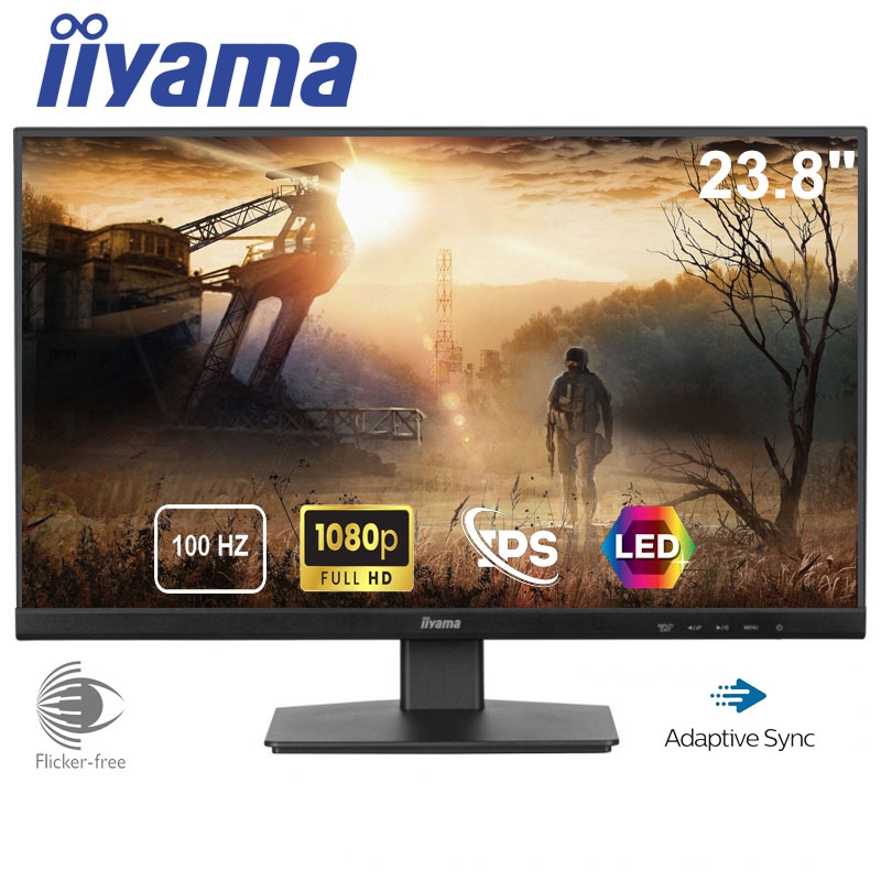 Монітор Iiyama XU2493HS-B6 безрамковий IPS 1920x1080 Full HD 24" 4W (26832369) - фото 4 Монітор Iiyama XU2493HS-B6 безрамковий IPS 1920x1080 Full HD 24" 4W (26832369) - фото 4