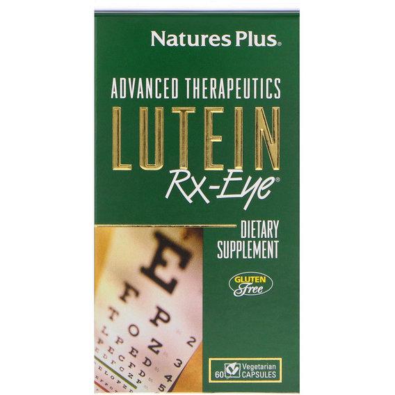 Комплекс для профілактики зору Nature's Plus Advanced Therapeutics Lutein Rx-Eye 60 Veg Caps (NAP-05003)