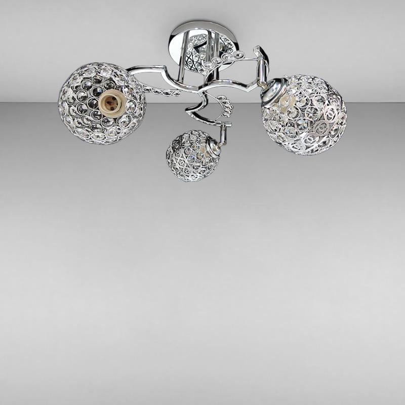 Люстра стельова Light House SRS-16079/3 на три лампи Хром