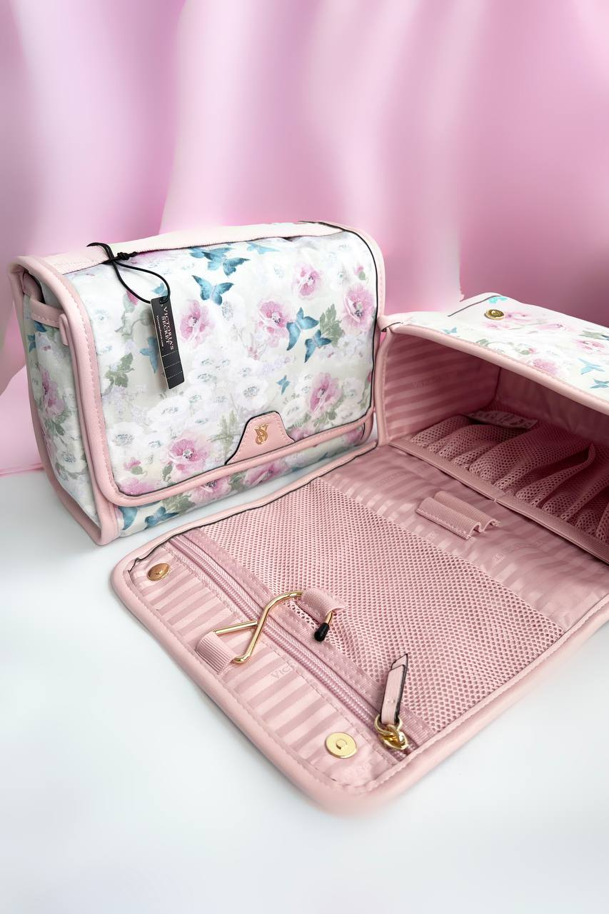 Косметичка Victoria's Secret Packable Makeup Bag квітковий принт (23067697) - фото 4