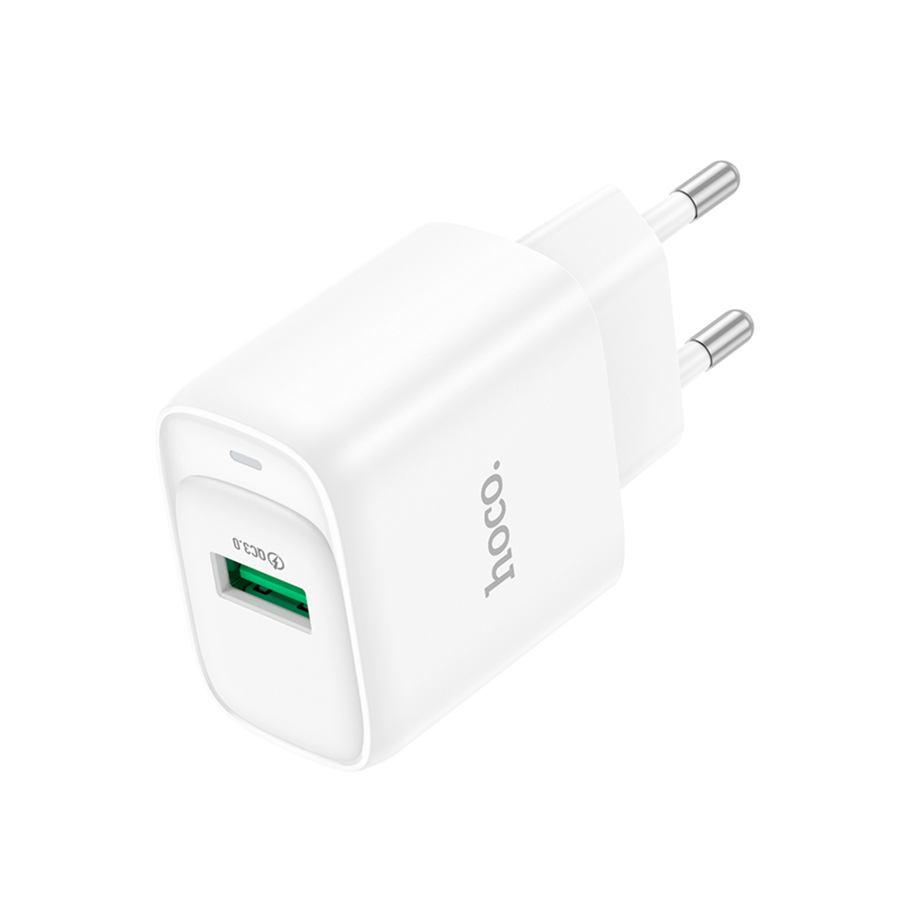 Зарядное устройство сетевое Hoco C140A 1USB QC 18W Белый (4017)