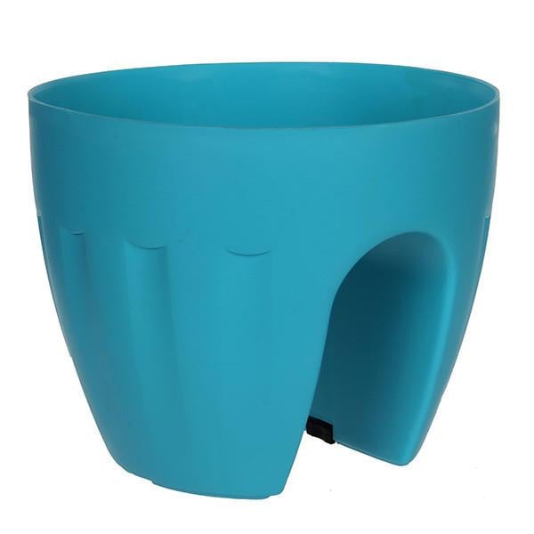 Горшок цветочный Mica Decorations Elba 4,2 л Бирюзовый (CNT00012352)