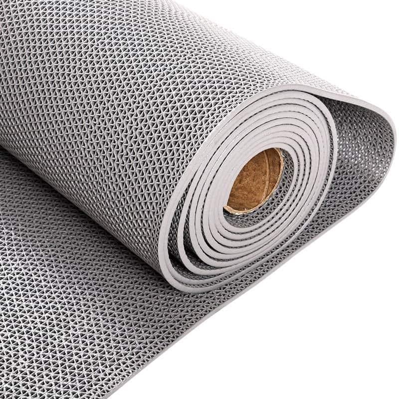 Противоскользящий ПВХ настил Aquaviva 5 мм 0,9х15 м Серый (31816)