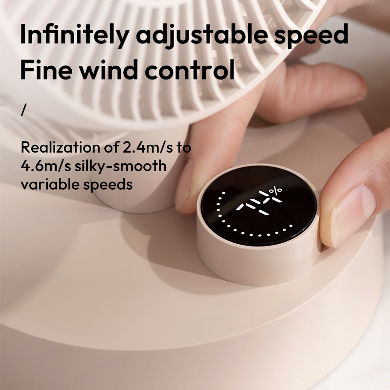 Вентилятор портативный настольный Sothing Plume S1 Desktop Fan на аккумуляторе 2000 мАч Бежевый (DSHJ-S-2102) - фото 4 Вентилятор портативный настольный Sothing Plume S1 Desktop Fan на аккумуляторе 2000 мАч Бежевый (DSHJ-S-2102) - фото 4