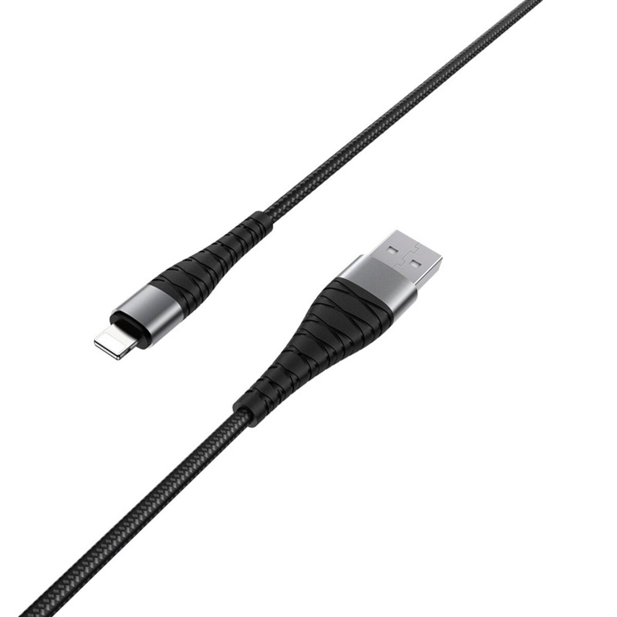 Кабель Borofone BX32 Munificent USB To Lightning 5 A 1 м Black (BX32LB) Кабель Borofone BX32 Munificent USB To Lightning 5 A 1 м Black (BX32LB)
