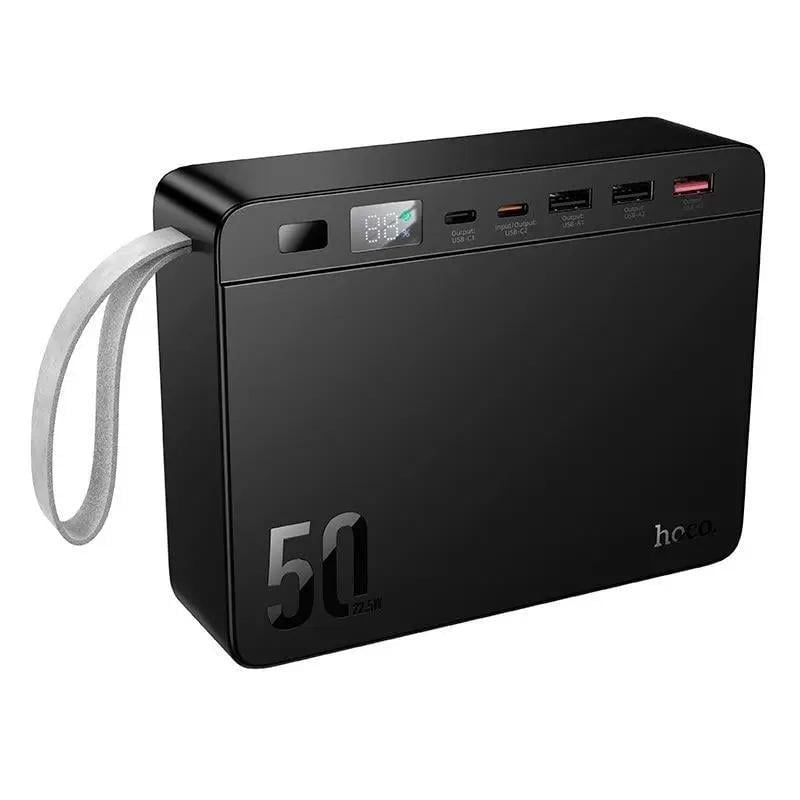 Павербанк Hoco J166 22,5W 2 USB/Type-C зі швидкою зарядкою QC3.0+PD3.0 50000 mAh Black (988f3153)