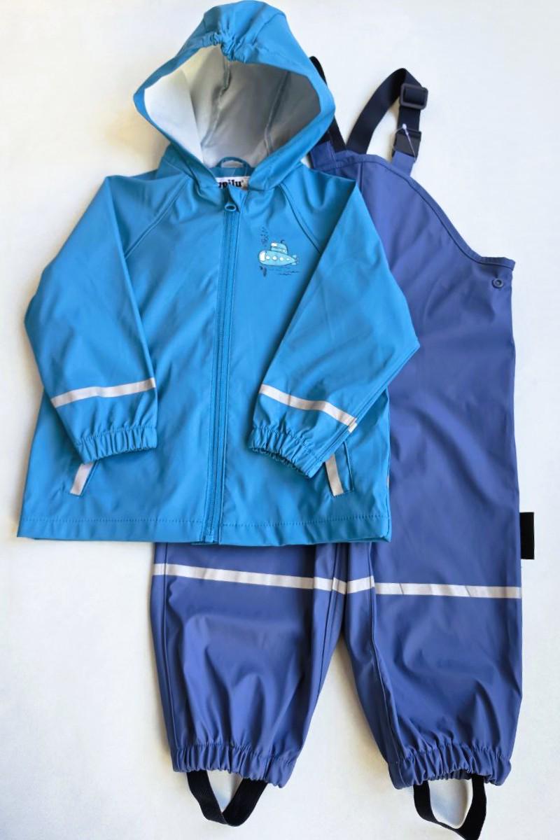 Дождевик-костюм детский Lupilu без утепления грязепруф 86-92 см (084544/879665)