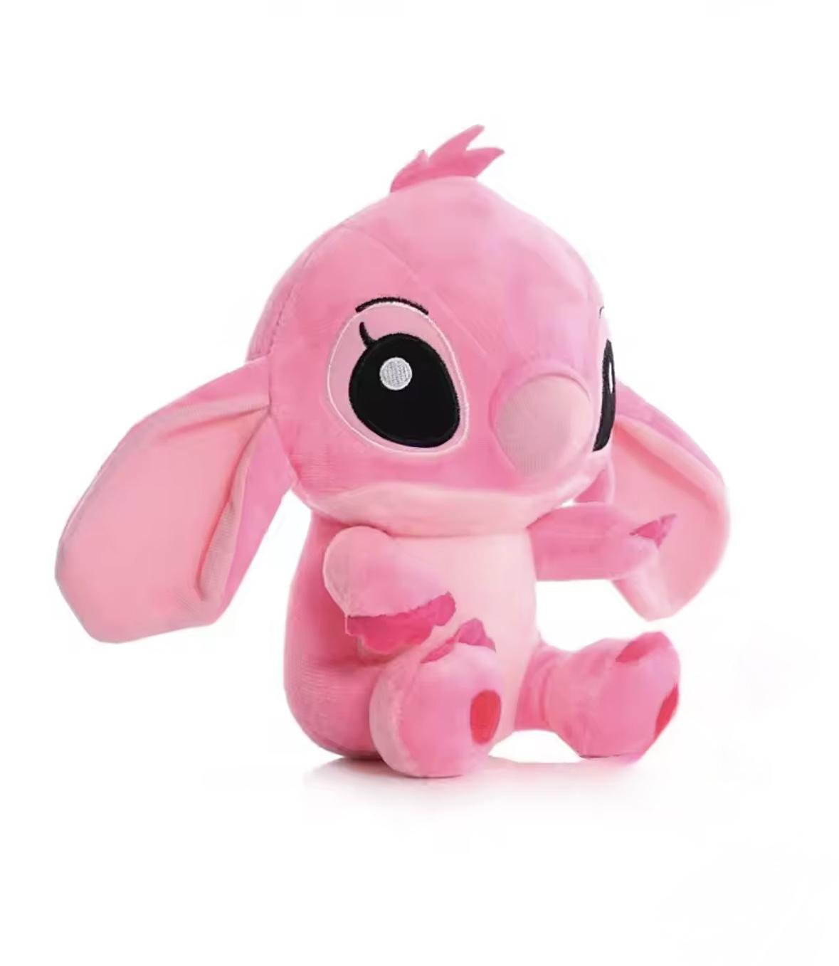 Іграшка дитяча м'яка Wuke плюшевий Ангел Ліло і Стіч мультфільм Рожевий - фото 2