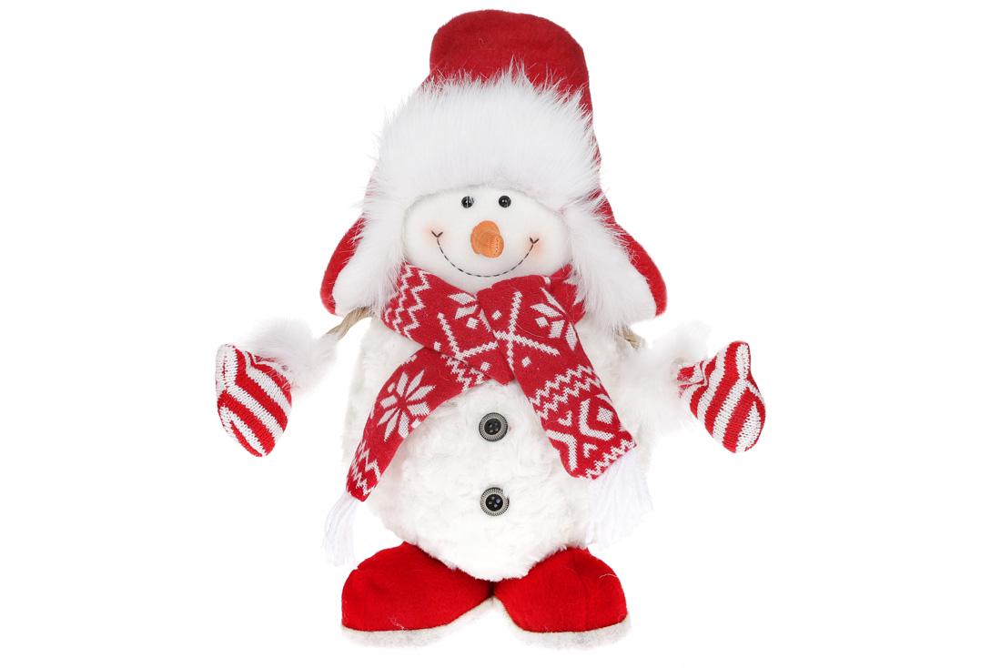 Мягкая игрушка новогодняя BonaDi Снеговик (822-292)