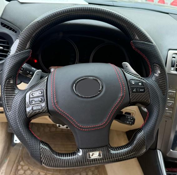 Руль в сборе анатомический GBT для Lexus GS 2011-2020 гг. комбинированный Черный