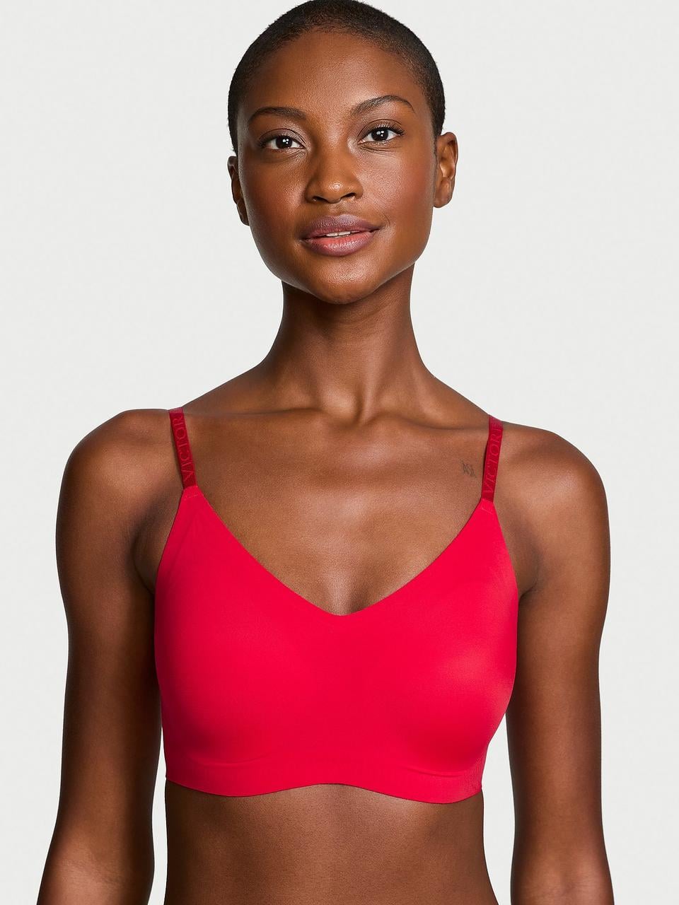Бюстгальтер Victoria's Secret Lightly Lined Wireless Comfort XS Красный (2735374148)