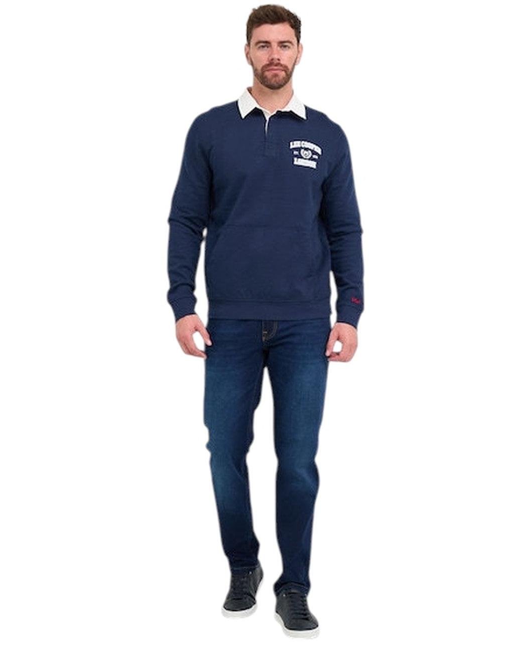 Світшот-поло чоловічий Lee Cooper 10395419.021 L Темно-синій (5942723130617) - фото 4 Світшот-поло чоловічий Lee Cooper 10395419.021 L Темно-синій (5942723130617) - фото 4