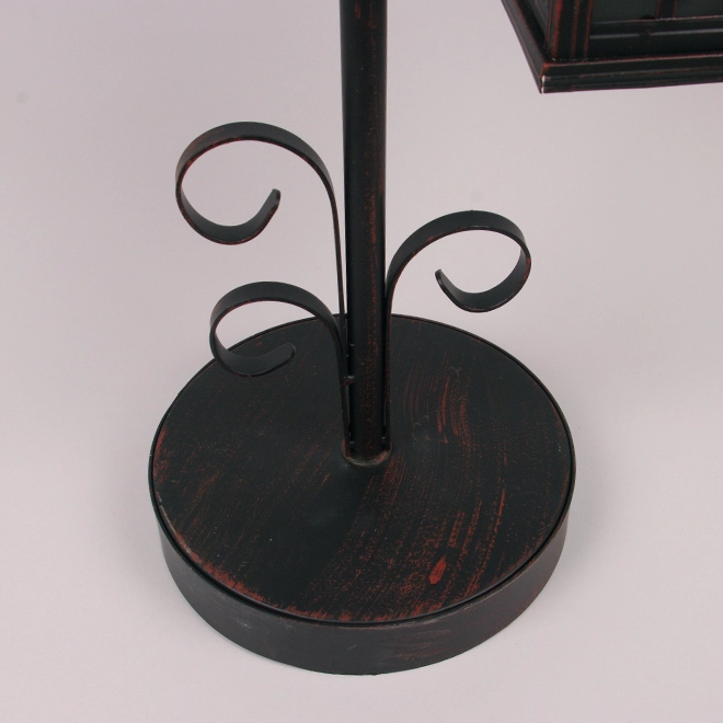 Подсвечник-фонарь металлический WA801S-RE 90 см (39542) - фото 4